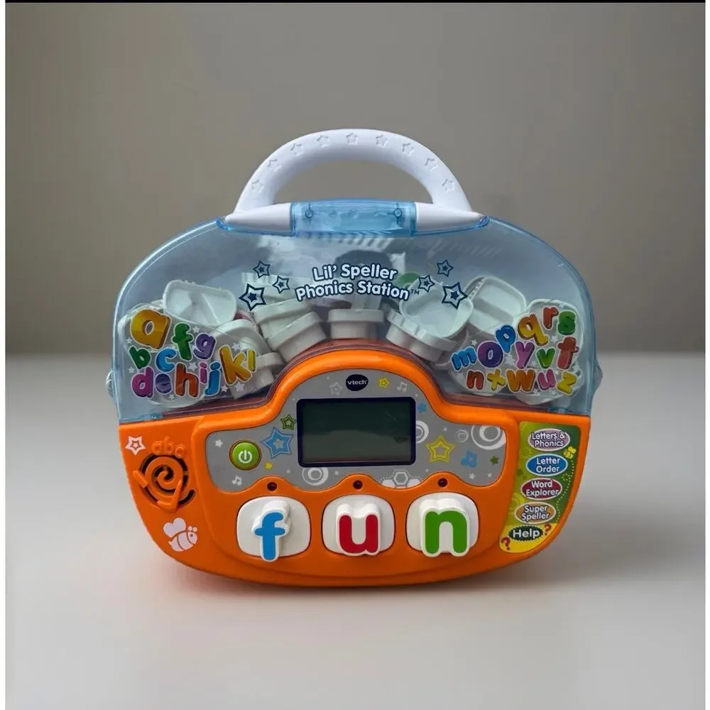 VTech Lil' Speller Phonics Station Electronic Learning Toy Complete Tested